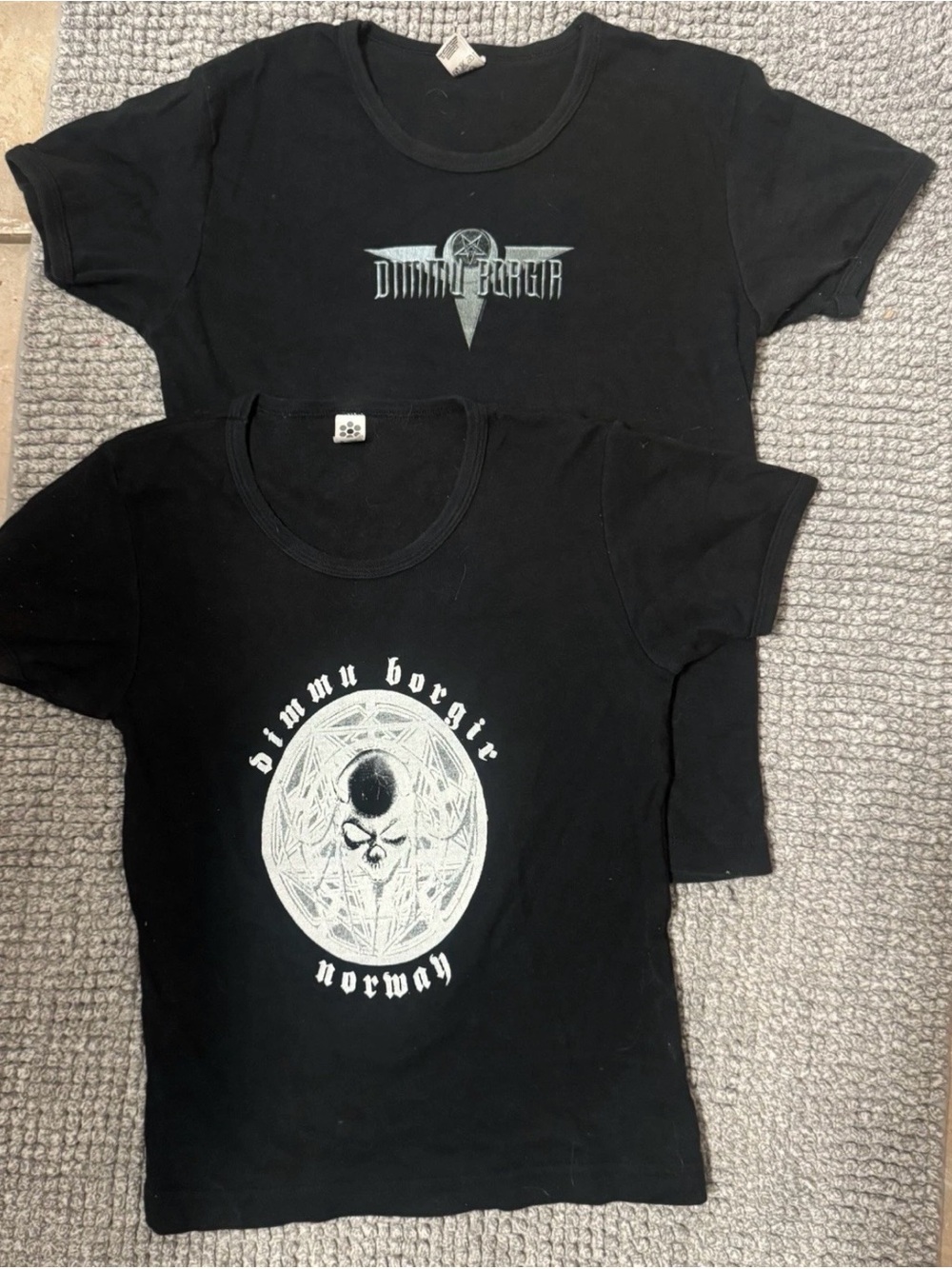 Vintage 2000s Dimmu Borgir T shirt bundle symphonic black metal baby t Norway